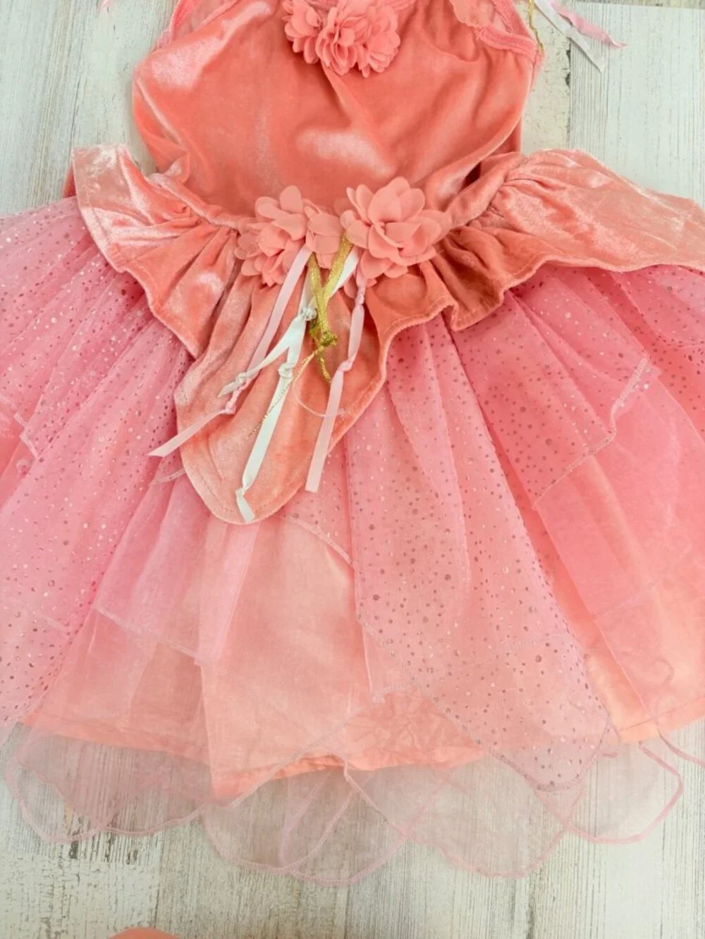 Little Adventures Girls M 3 5 Rose Garden Fairy Dress Dress Up Costume